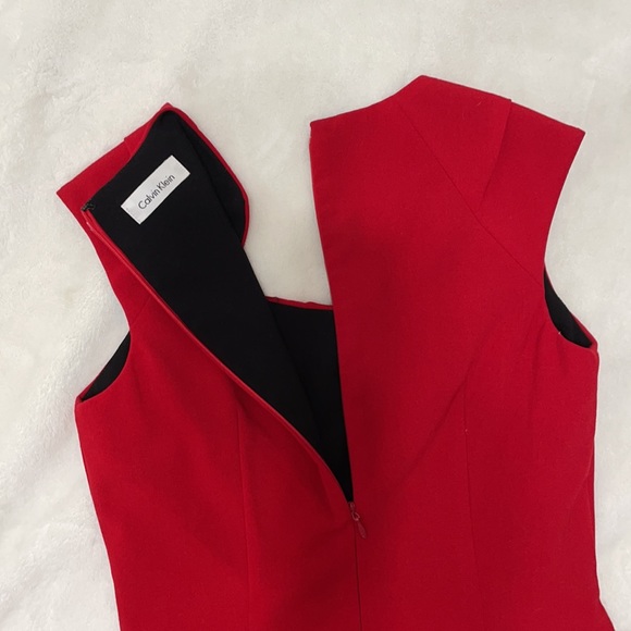 Red bodycon semi formal dress - Picture 4 of 4